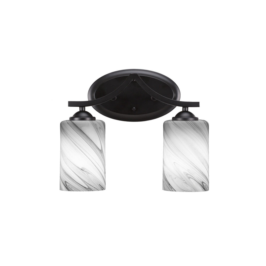 Toltec Zilo 552-mb-3009 Bath Vanity Light 14 in. wide - Matte Black