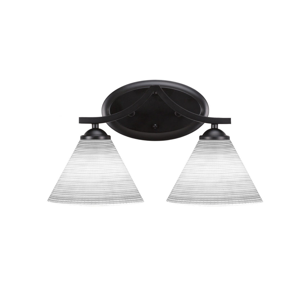 Toltec Zilo 552-mb-4051 Bath Vanity Light 16 in. wide - Matte Black