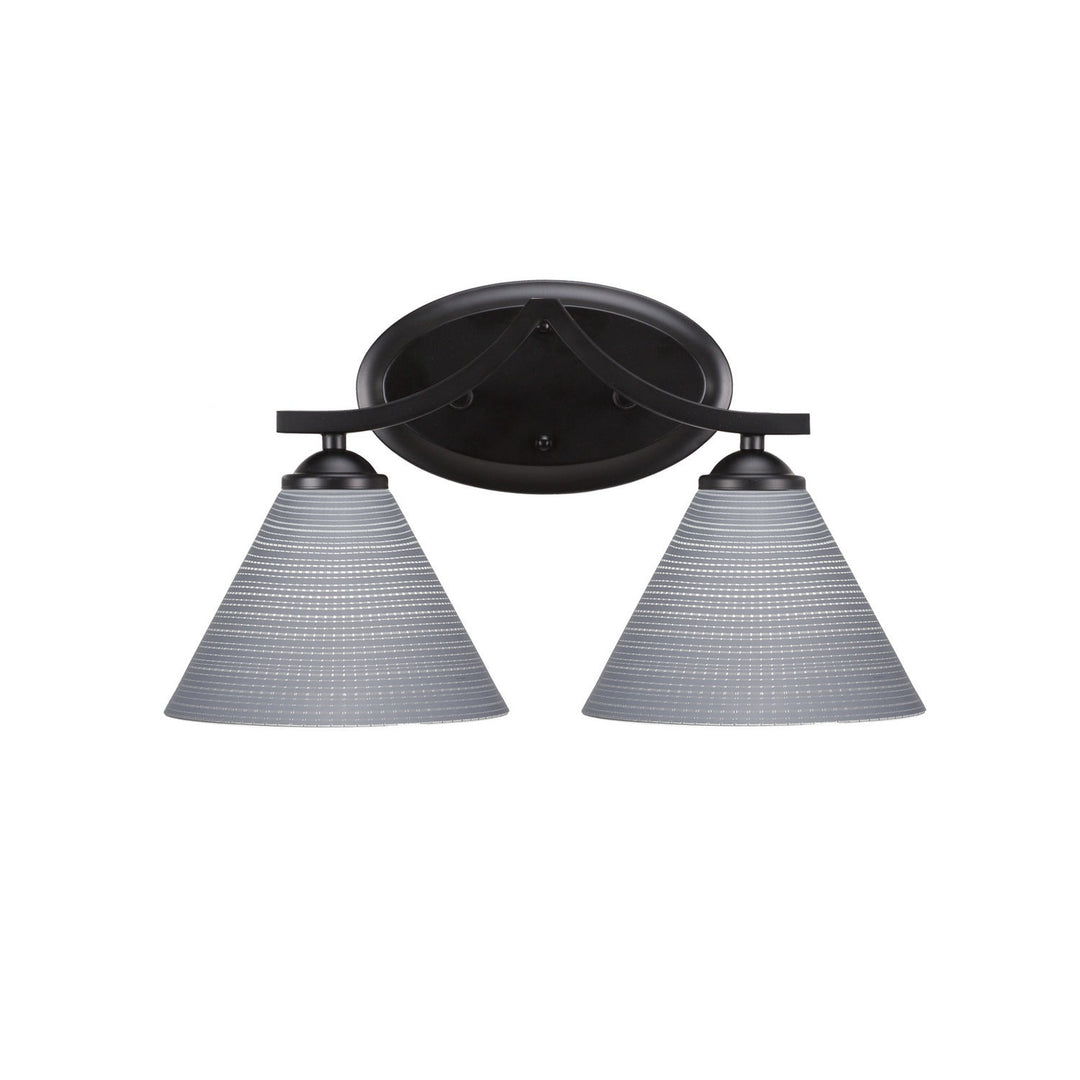 Toltec Zilo 552-mb-4052 Bath Vanity Light 16 in. wide - Matte Black