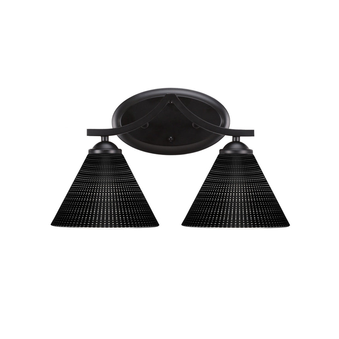 Toltec Zilo 552-mb-4059 Bath Vanity Light 16 in. wide - Matte Black