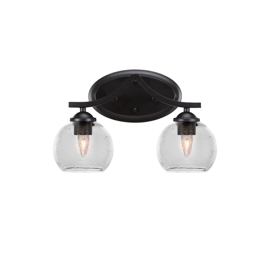 Toltec Zilo 552-mb-4100 Bath Vanity Light 15 in. wide - Matte Black