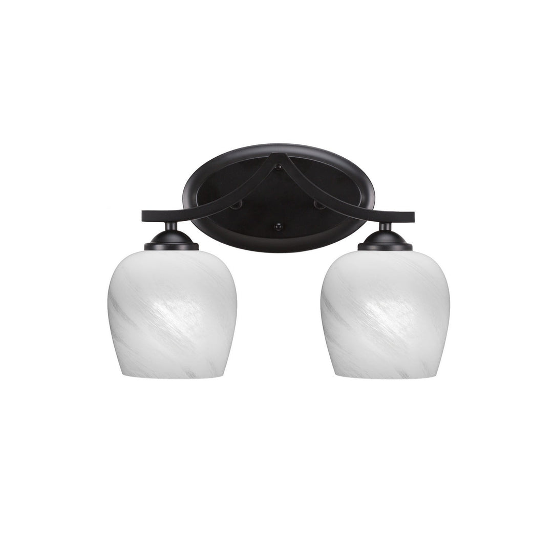 Toltec Zilo 552-mb-4811 Bath Vanity Light 15 in. wide - Matte Black