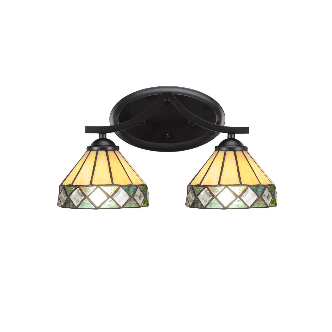 Toltec Zilo 552-mb-9405 Bath Vanity Light 16 in. wide - Matte Black