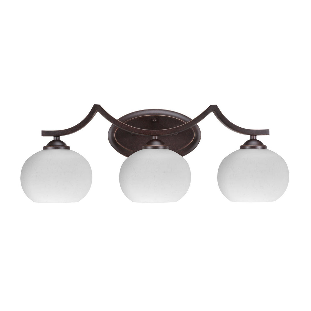 Toltec Zilo 553-dg-212 Bath Vanity Light 24 in. wide - Dark Granite