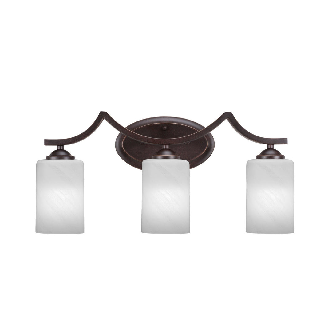 Toltec Zilo 553-dg-3001 Bath Vanity Light 21 in. wide - Dark Granite