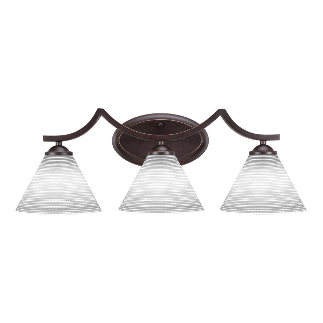 Toltec Zilo 553-dg-4051 Bath Vanity Light 25 in. wide - Dark Granite