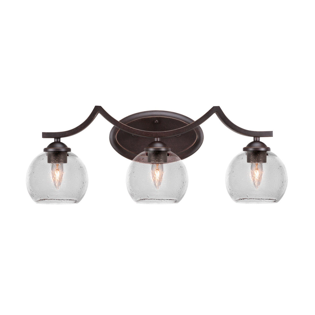 Toltec Zilo 553-dg-4100 Bath Vanity Light 23 in. wide - Dark Granite