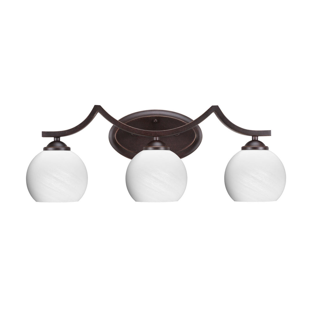 Toltec Zilo 553-dg-4101 Bath Vanity Light 23 in. wide - Dark Granite
