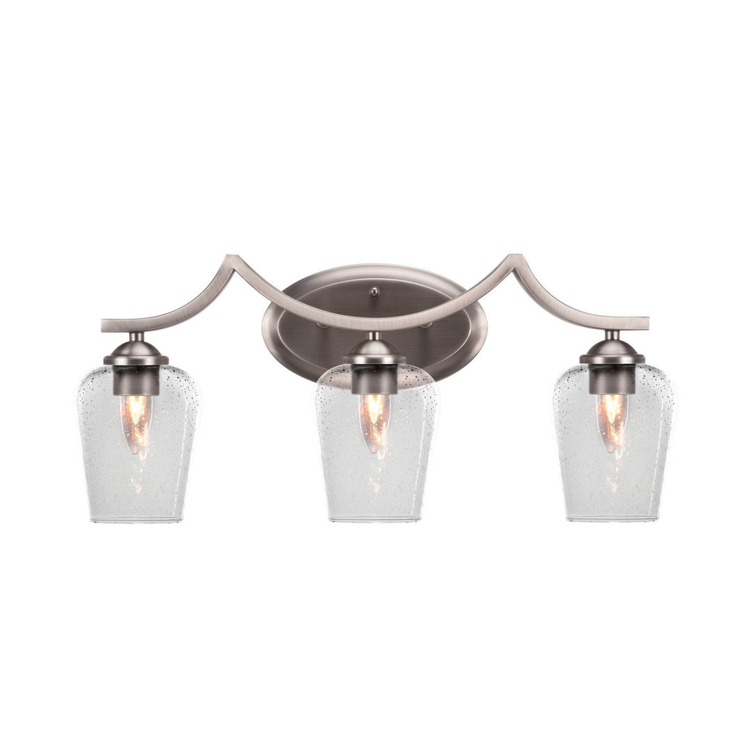 Toltec Zilo 553-gp-210 Bath Vanity Light 22 in. wide - Graphite