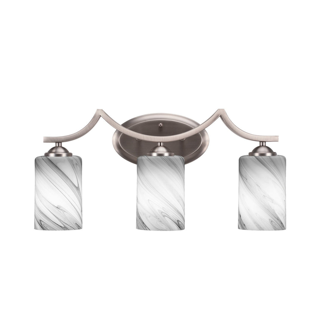 Toltec Zilo 553-gp-3009 Bath Vanity Light 21 in. wide - Graphite