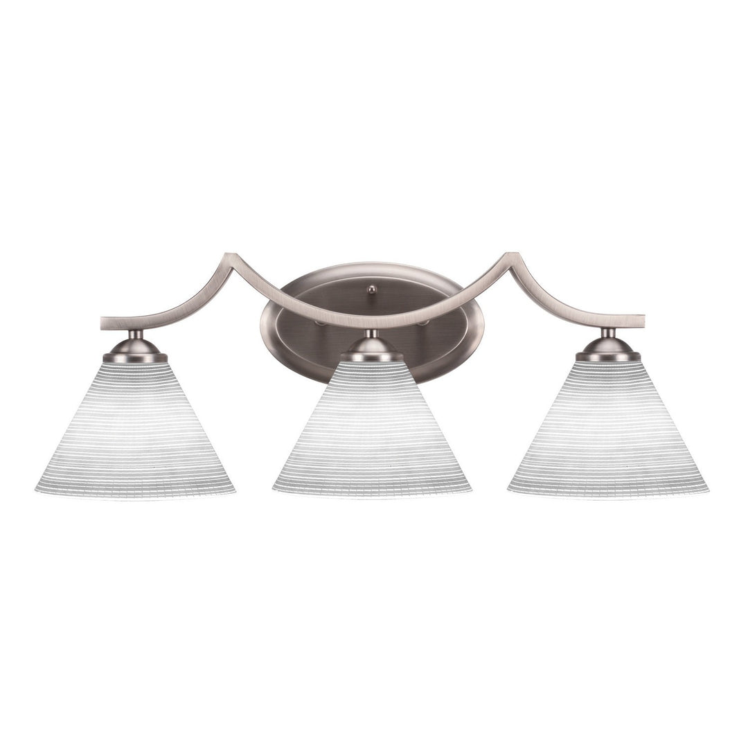 Toltec Zilo 553-gp-4051 Bath Vanity Light 25 in. wide - Graphite