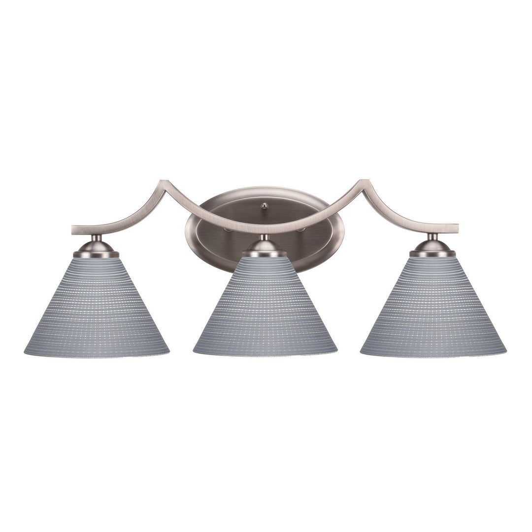 Toltec Zilo 553-gp-4052 Bath Vanity Light 25 in. wide - Graphite