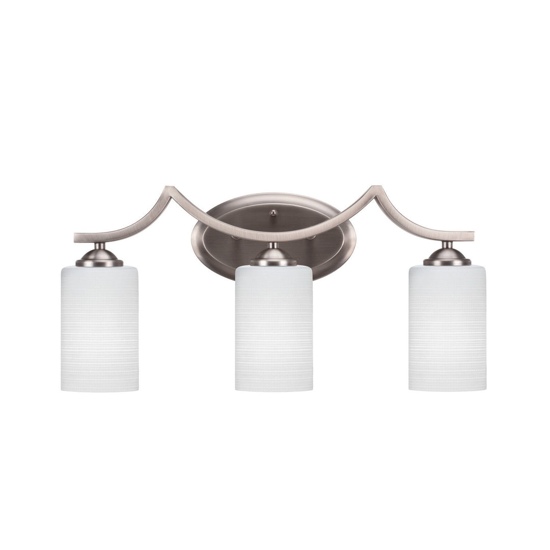 Toltec Zilo 553-gp-4061 Bath Vanity Light 21 in. wide - Graphite
