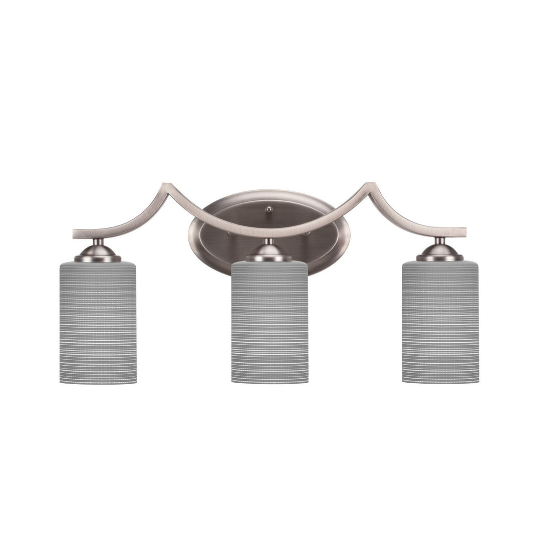 Toltec Zilo 553-gp-4062 Bath Vanity Light 21 in. wide - Graphite