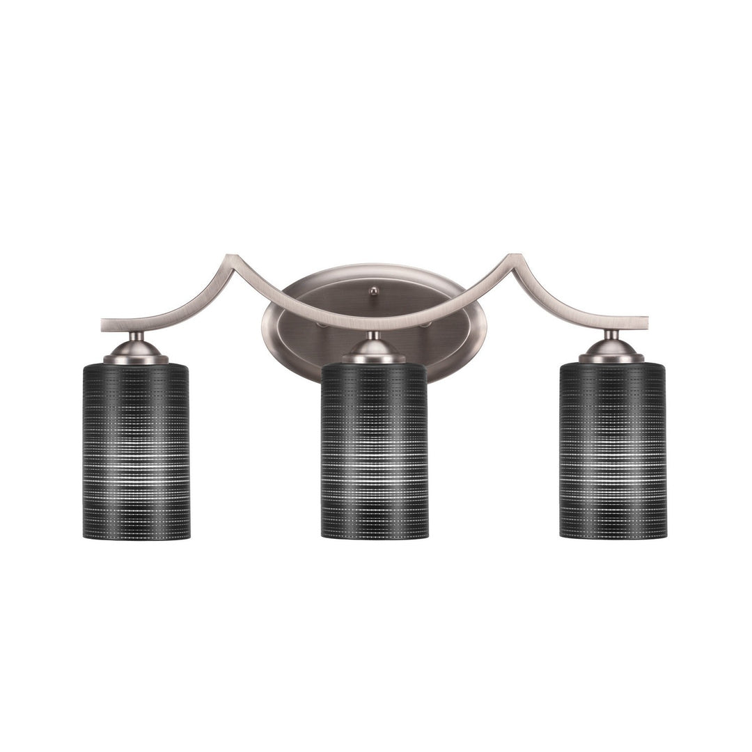 Toltec Zilo 553-gp-4069 Bath Vanity Light 21 in. wide - Graphite