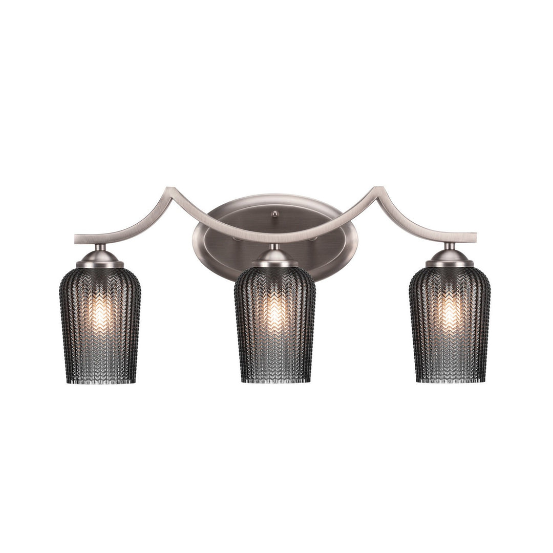 Toltec Zilo 553-gp-4252 Bath Vanity Light 23 in. wide - Graphite