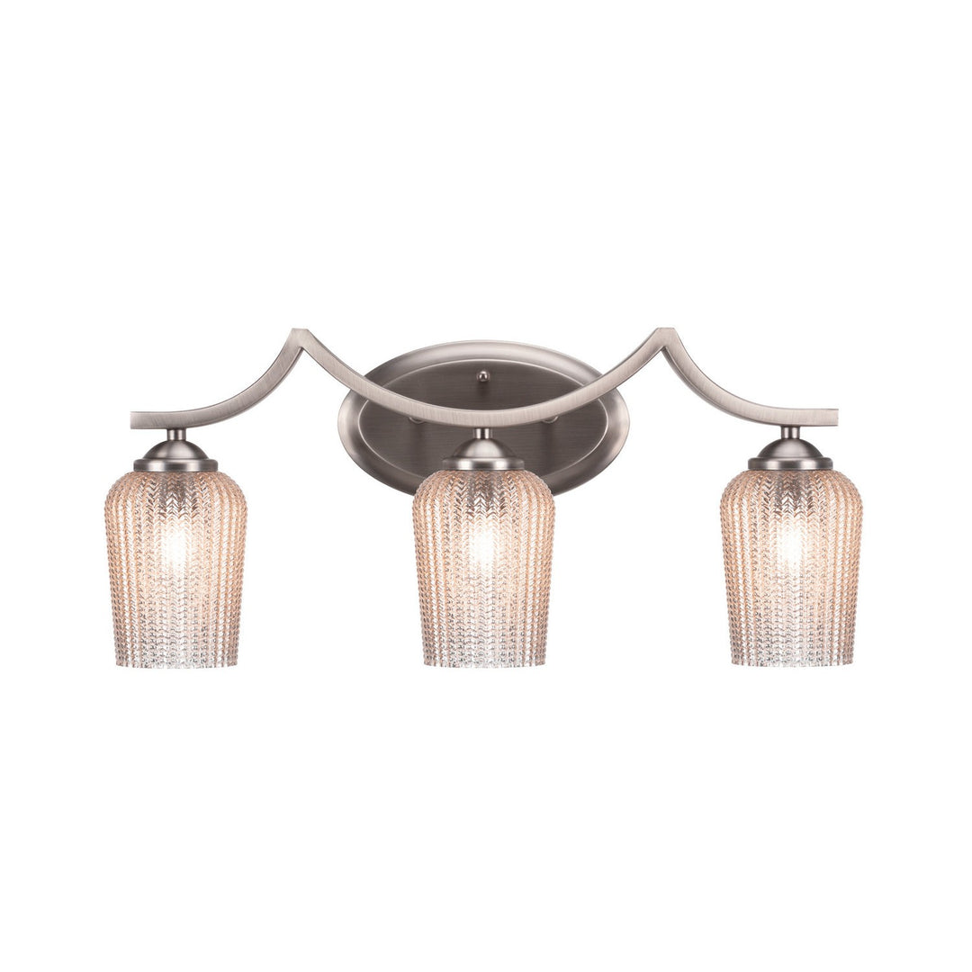 Toltec Zilo 553-gp-4253 Bath Vanity Light 23 in. wide - Graphite