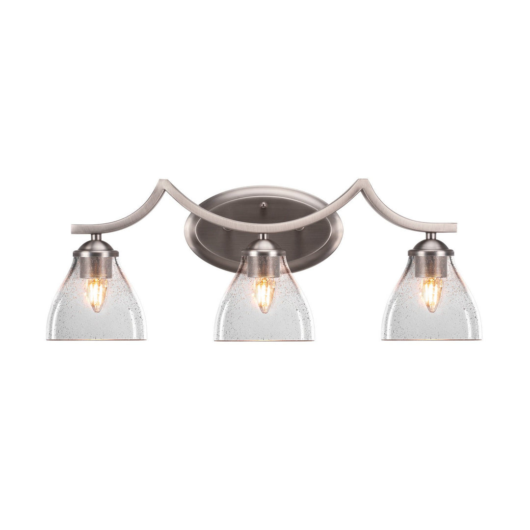 Toltec Zilo 553-gp-4760 Bath Vanity Light 23 in. wide - Graphite