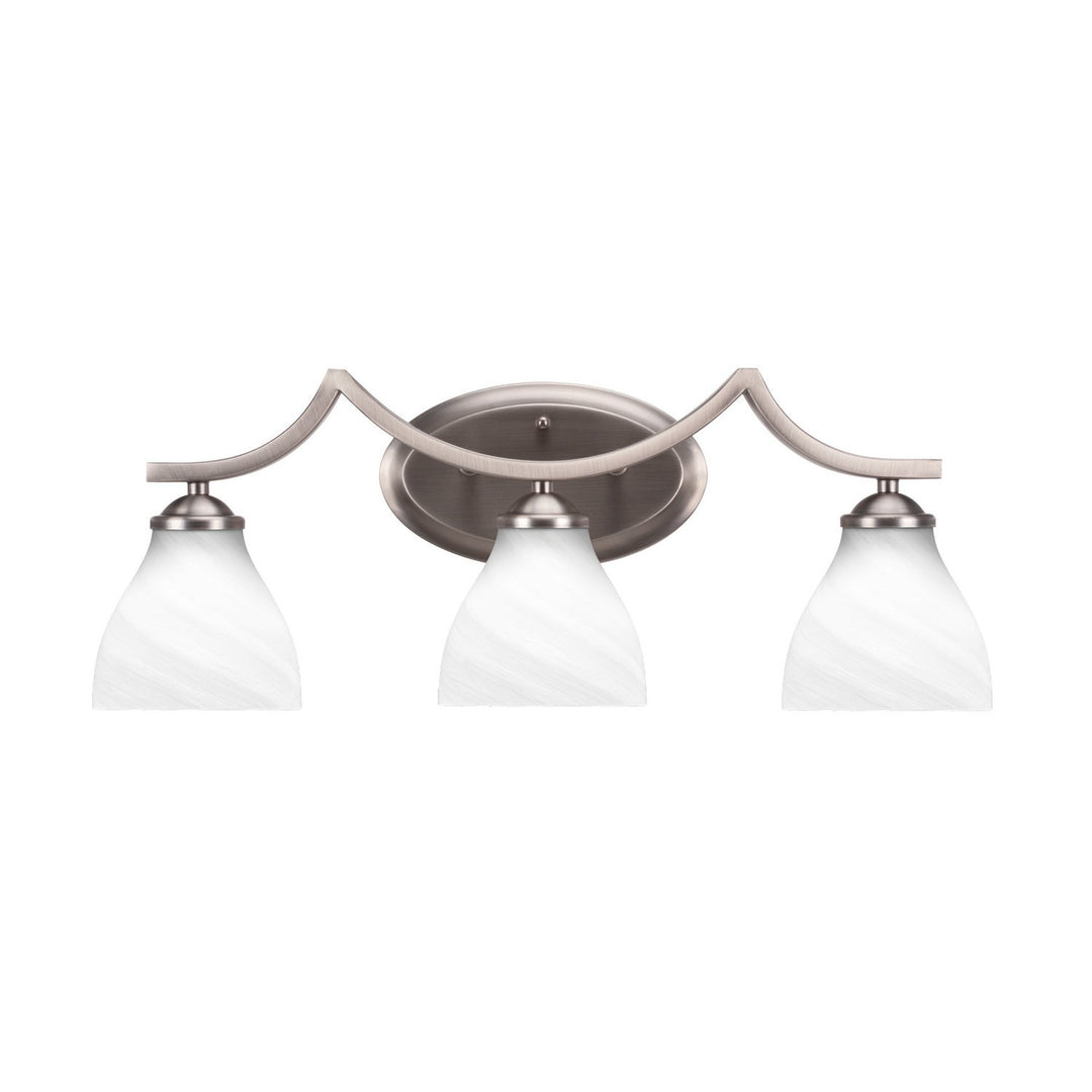 Toltec Zilo 553-gp-4761 Bath Vanity Light 23 in. wide - Graphite