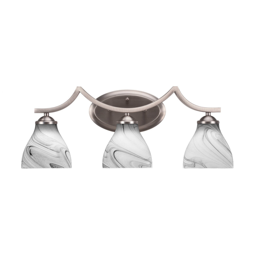 Toltec Zilo 553-gp-4769 Bath Vanity Light 23 in. wide - Graphite