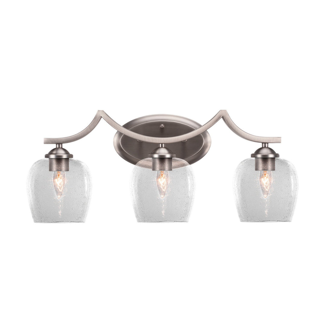 Toltec Zilo 553-gp-4810 Bath Vanity Light 24 in. wide - Graphite