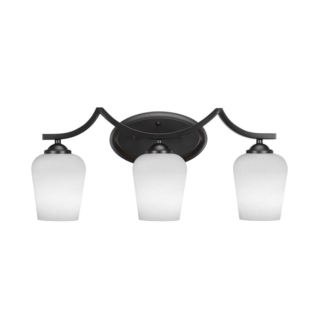 Toltec Zilo 553-mb-211 Bath Vanity Light 22 in. wide - Matte Black