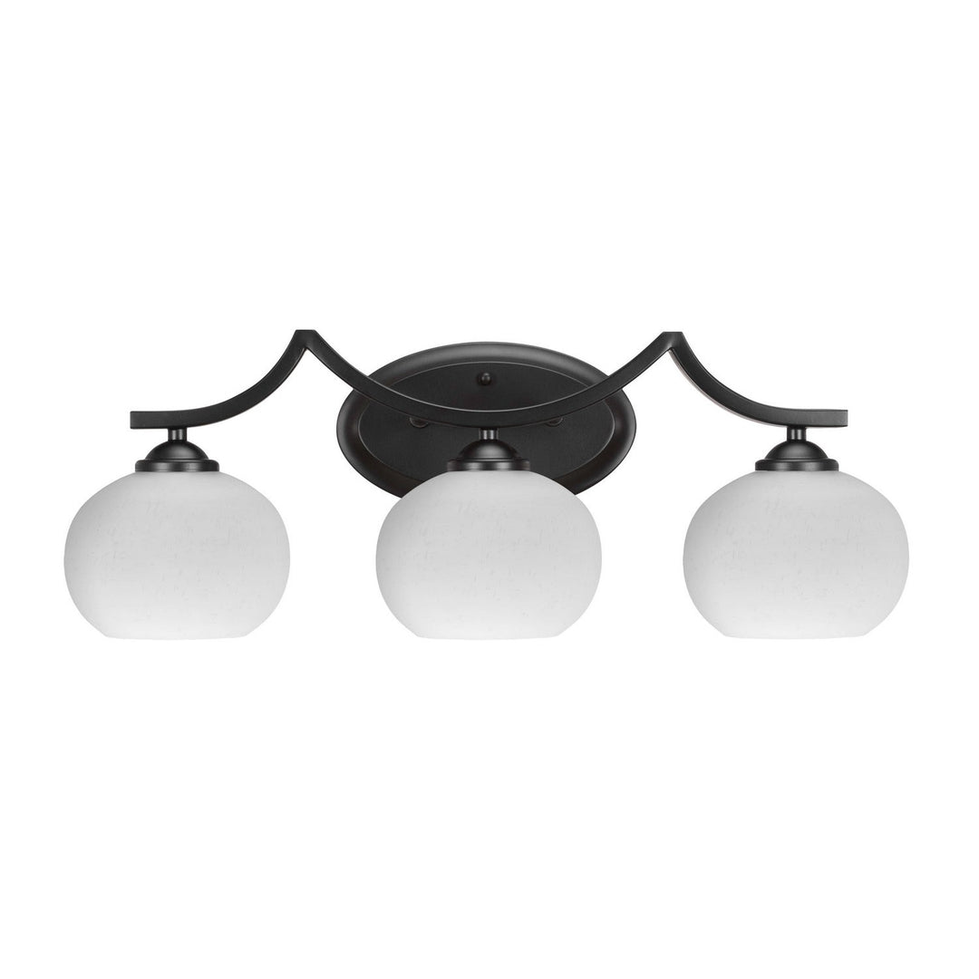 Toltec Zilo 553-mb-212 Bath Vanity Light 24 in. wide - Matte Black