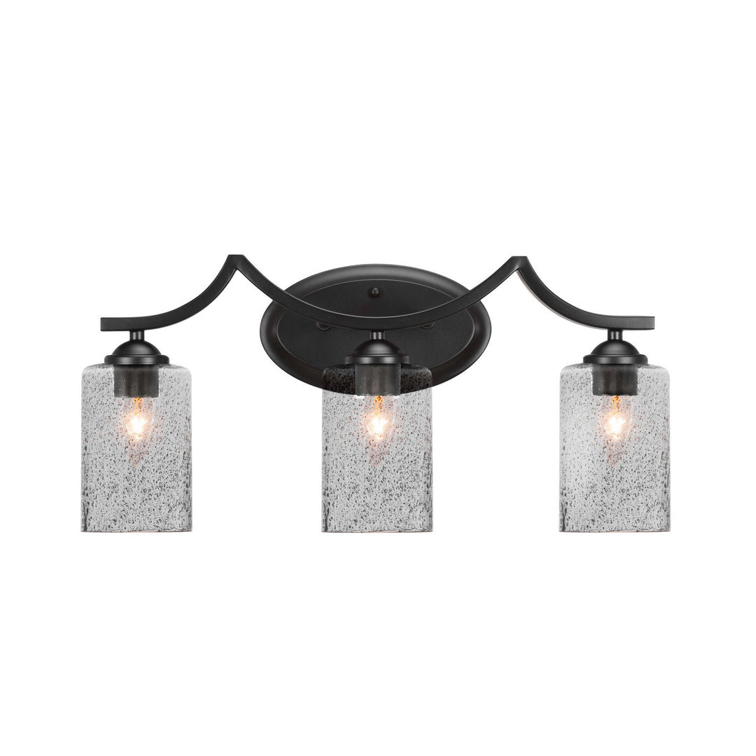 Toltec Zilo 553-mb-3002 Bath Vanity Light 21 in. wide - Matte Black