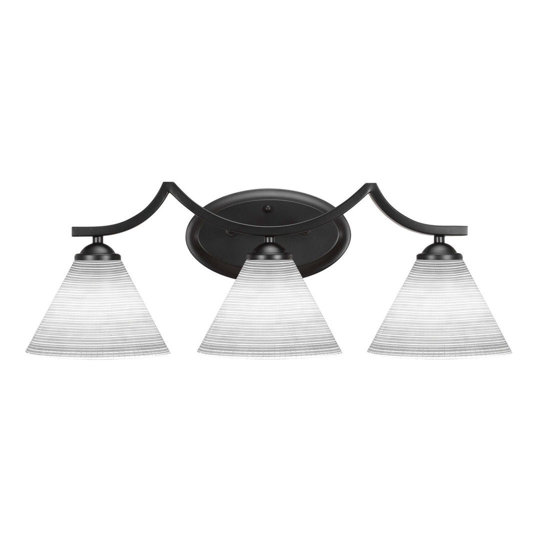 Toltec Zilo 553-mb-4051 Bath Vanity Light 25 in. wide - Matte Black