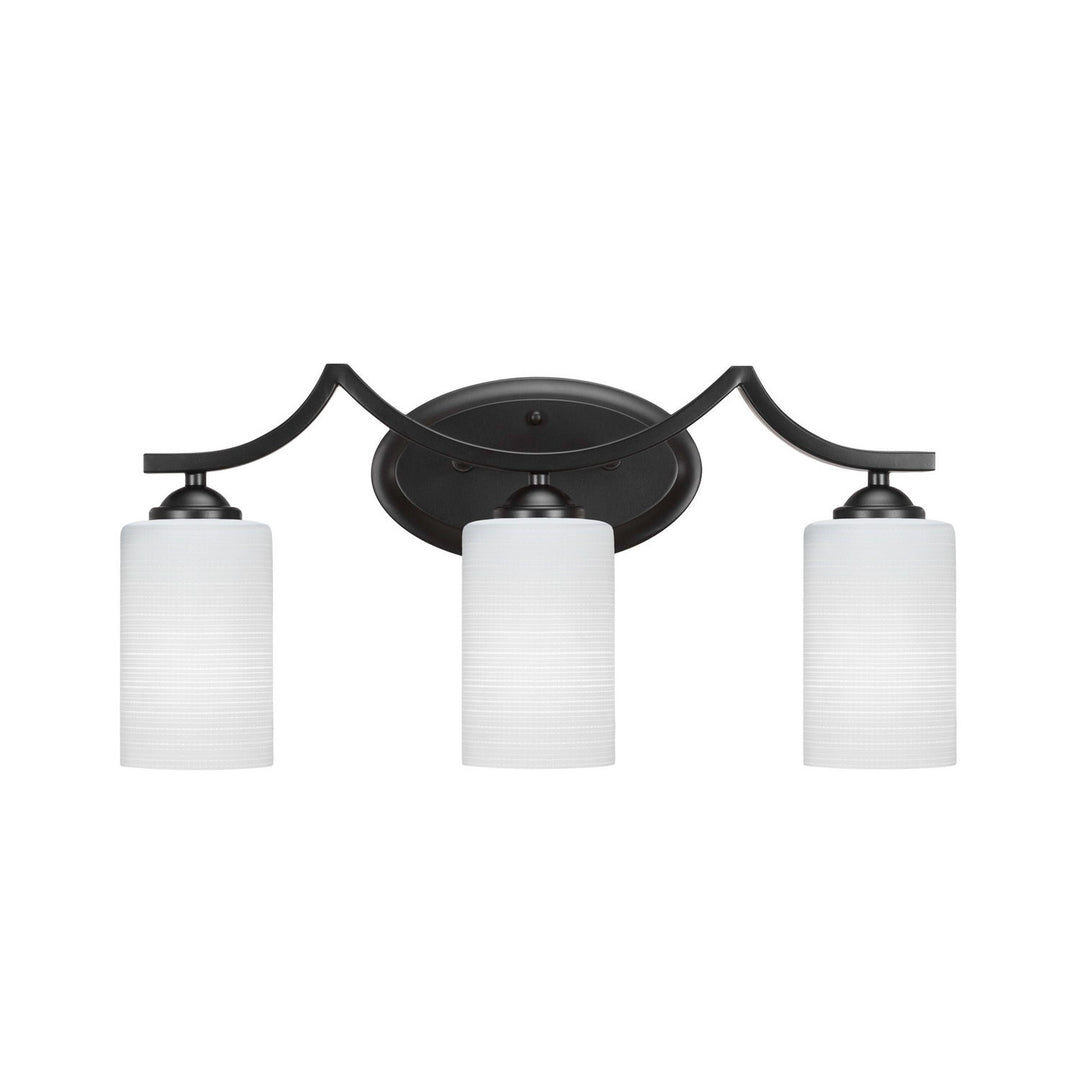 Toltec Zilo 553-mb-4061 Bath Vanity Light 21 in. wide - Matte Black