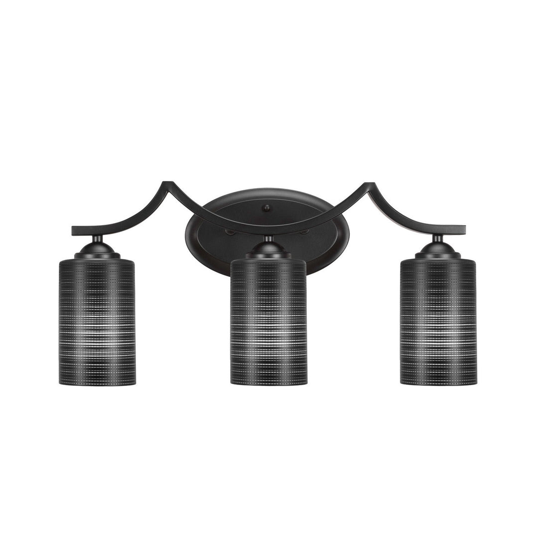 Toltec Zilo 553-mb-4069 Bath Vanity Light 21 in. wide - Matte Black