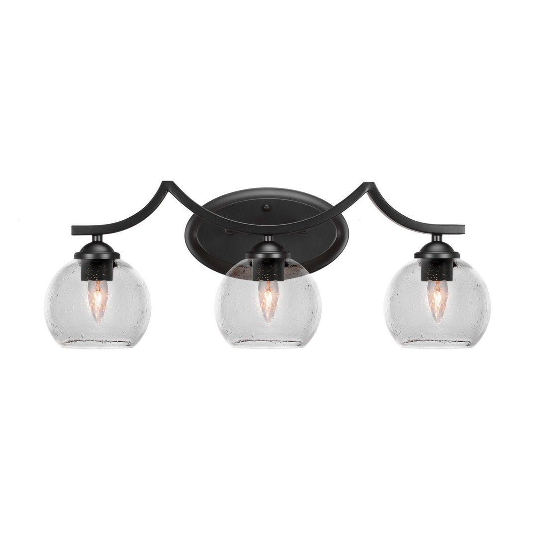 Toltec Zilo 553-mb-4100 Bath Vanity Light 23 in. wide - Matte Black
