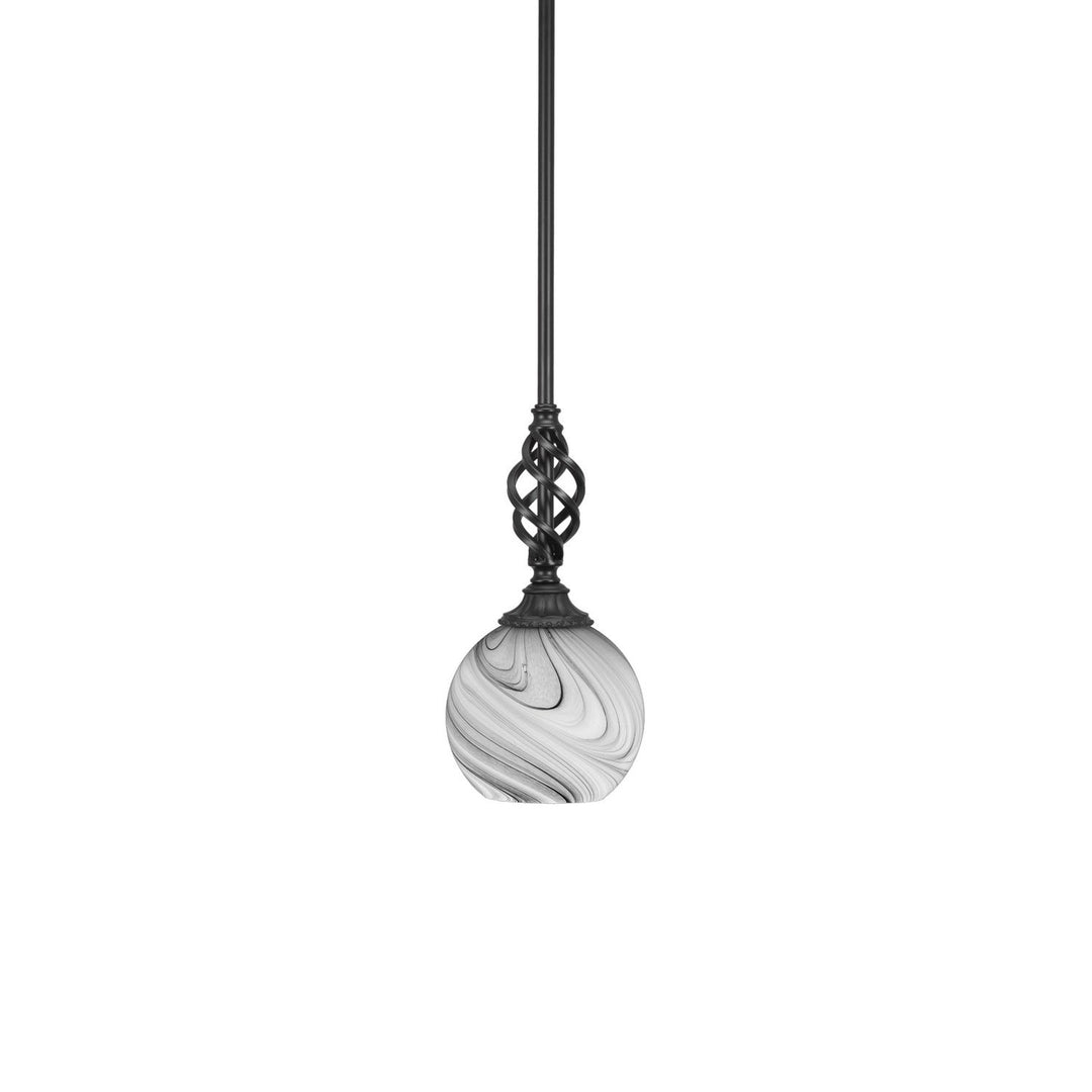 Toltec Eleganté 80-mb-4109 Pendant Light - Matte Black