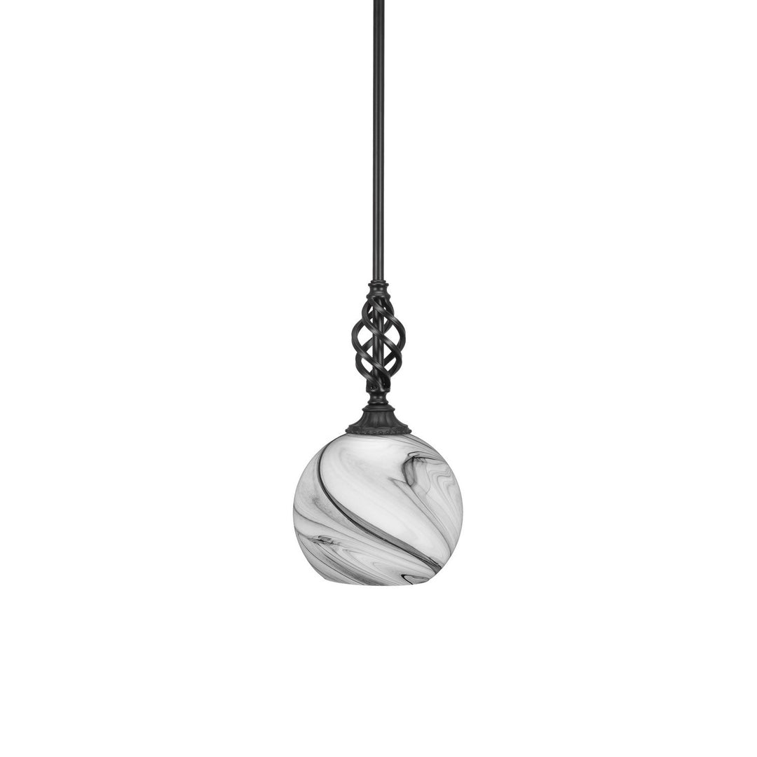 Toltec Eleganté 80-mb-4369 Pendant Light - Matte Black