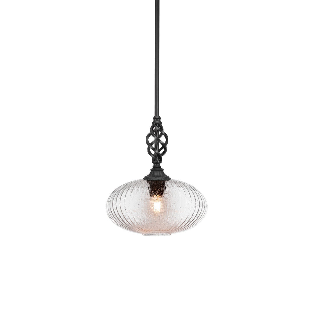 Toltec Eleganté 80-mb-4658 Pendant Light - Matte Black