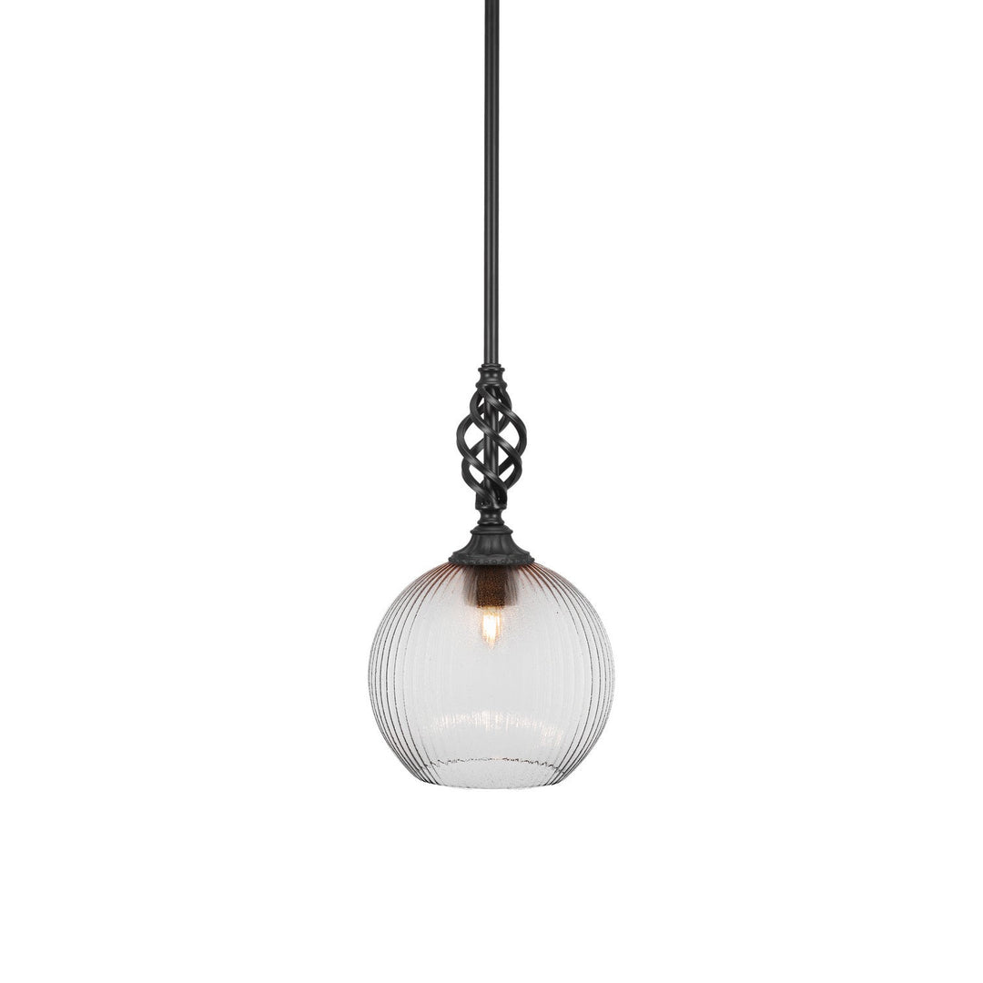 Toltec Eleganté 80-mb-4678 Pendant Light - Matte Black