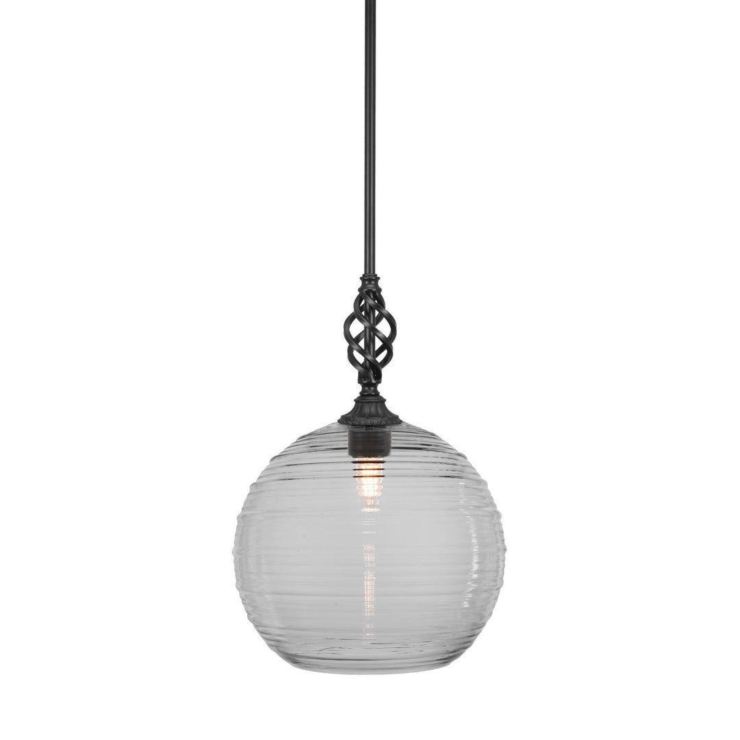 Toltec Eleganté 80-mb-5140 Pendant Light - Matte Black