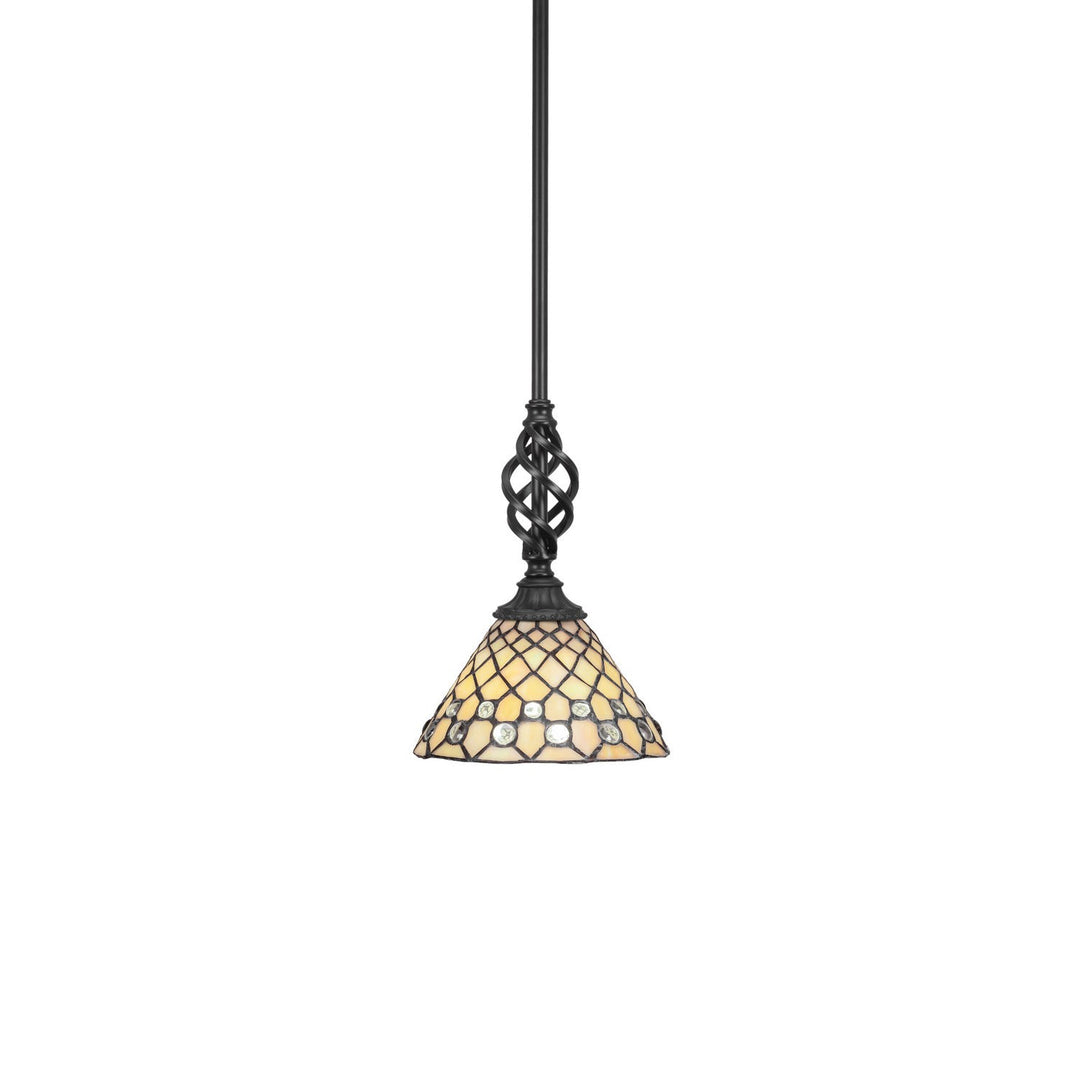 Toltec Eleganté 80-mb-9415 Pendant Light - Matte Black