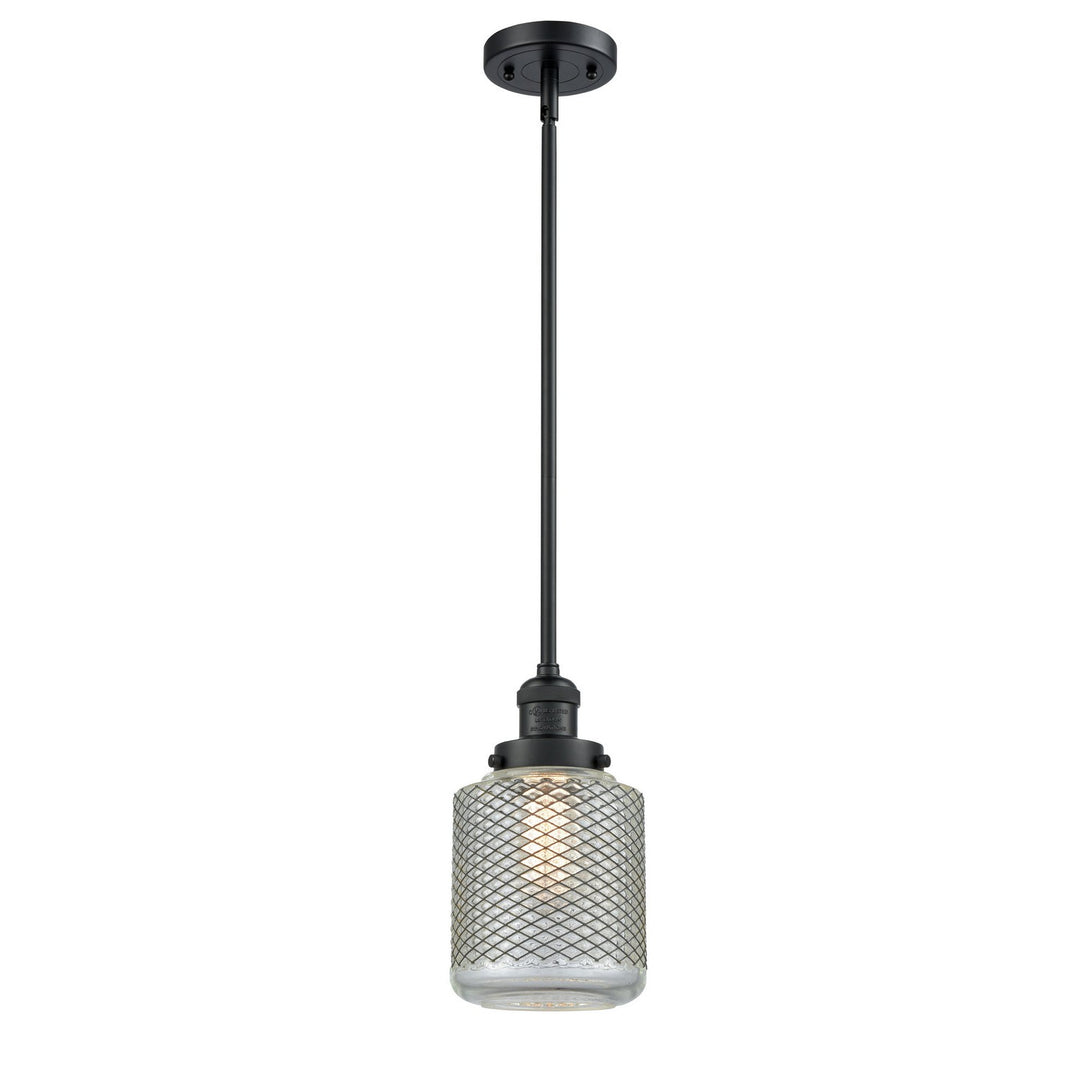 Innovations Franklin Restoration 201S-BK-G262-LED Pendant Light - Matte Black