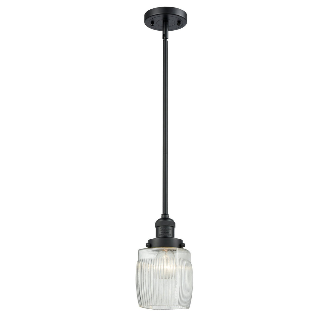 Innovations Franklin Restoration 201S-BK-G302-LED Pendant Light - Matte Black