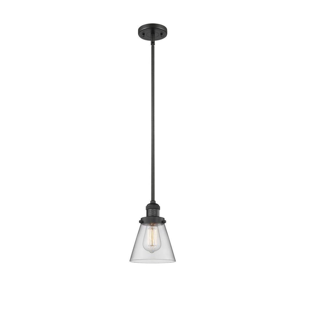 Innovations Franklin Restoration 201S-BK-G62 Pendant Light - Matte Black