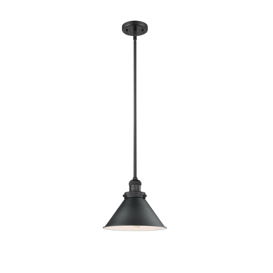 Innovations Franklin Restoration 201S-BK-M10-BK-LED Pendant Light - Matte Black