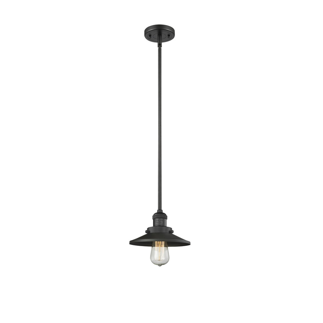 Innovations Franklin Restoration 201S-BK-M6-LED Pendant Light - Matte Black