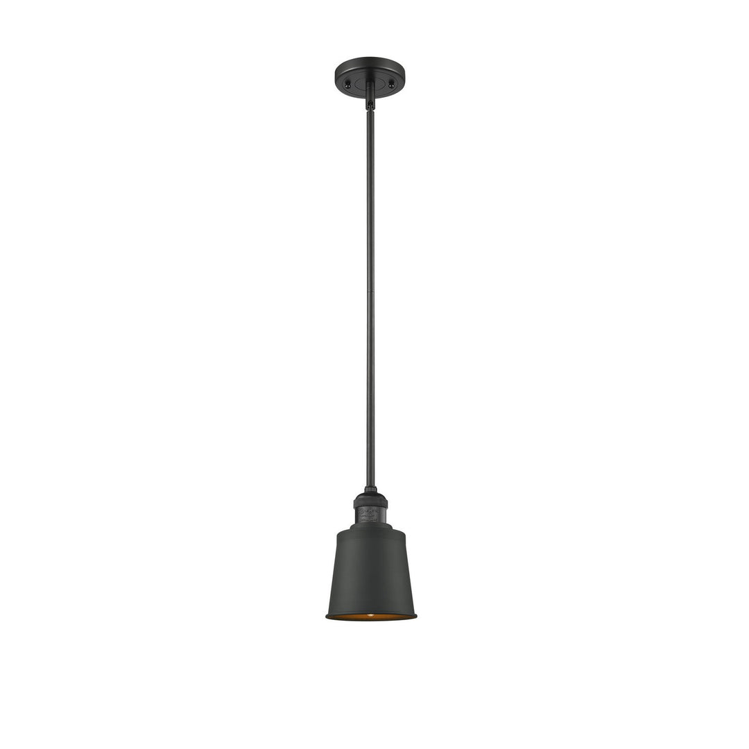 Innovations Franklin Restoration 201S-BK-M9-BK-LED Pendant Light - Matte Black