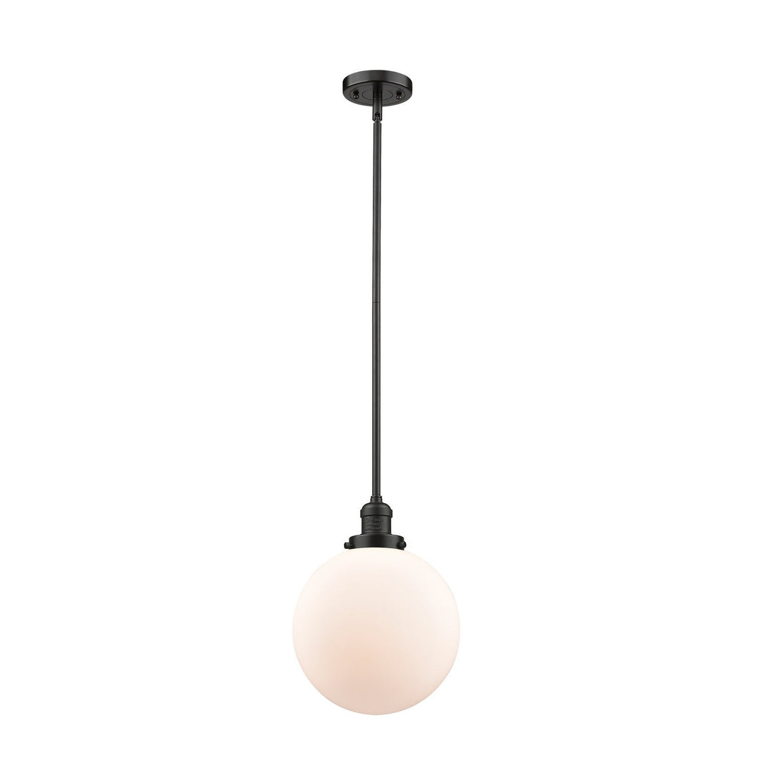 Innovations Franklin Restoration 201S-OB-G201-10-LED Pendant Light - Oil Rubbed Bronze