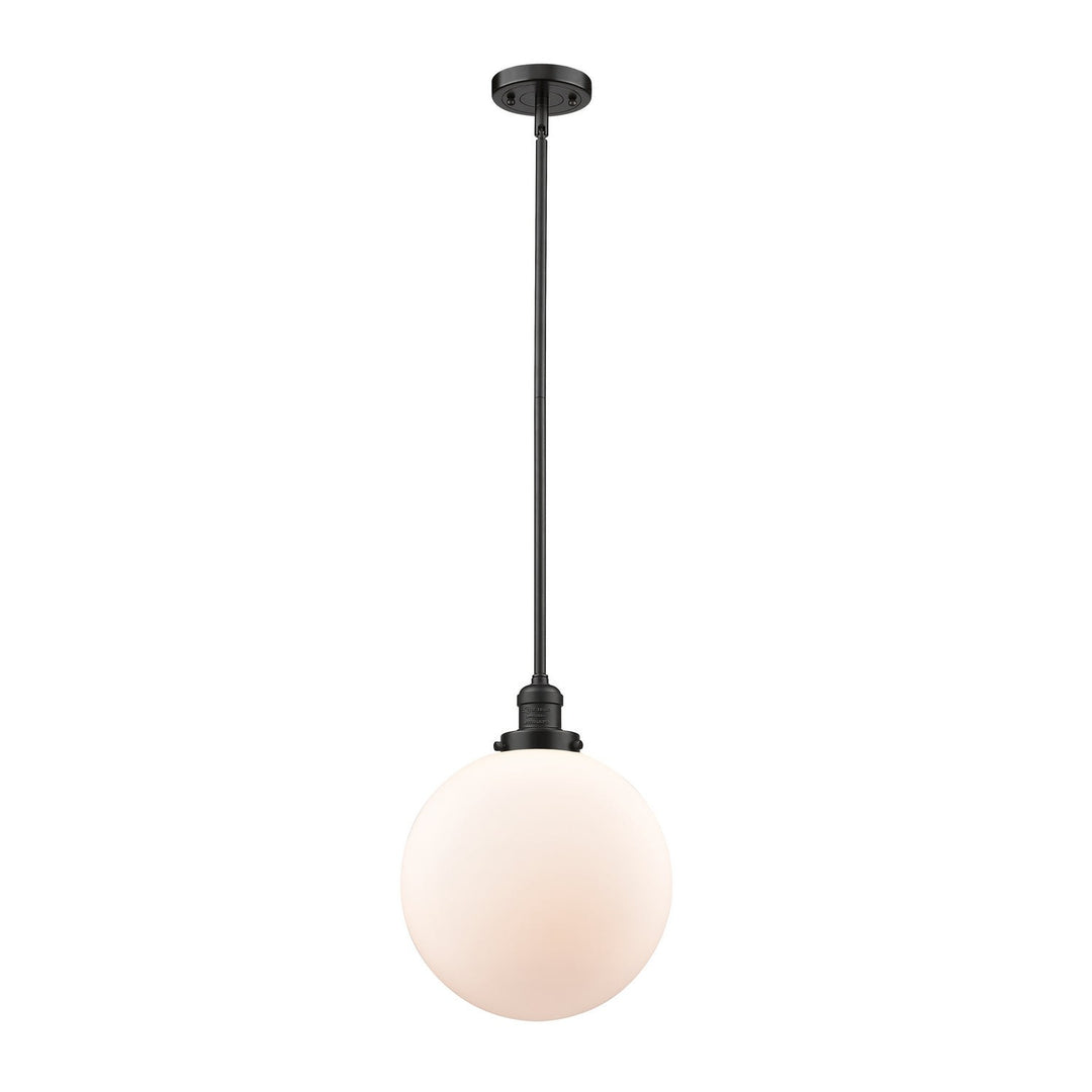 Innovations Franklin Restoration 201S-OB-G201-12 Pendant Light - Oil Rubbed Bronze