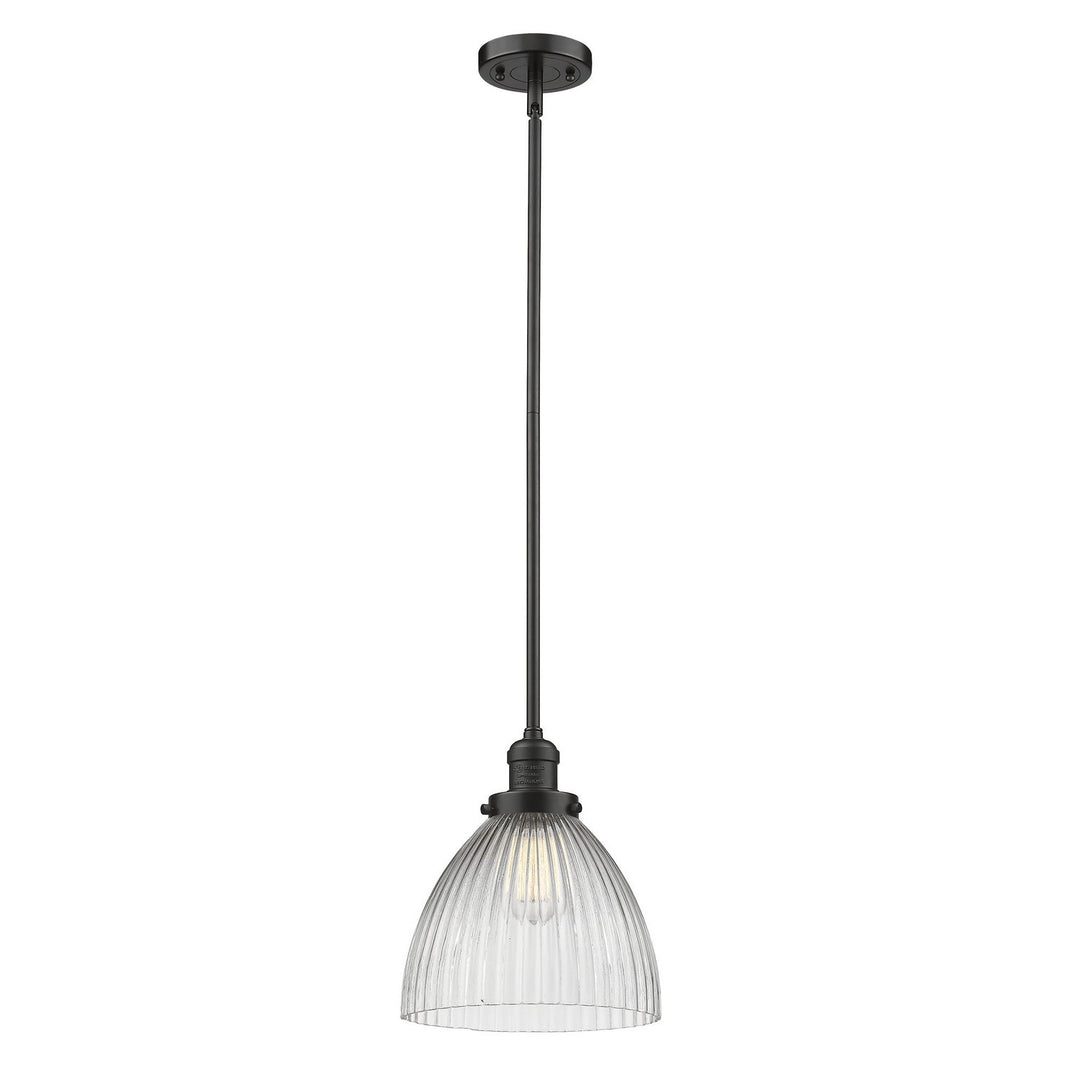 Innovations Franklin Restoration 201S-OB-G222-LED Pendant Light - Oil Rubbed Bronze
