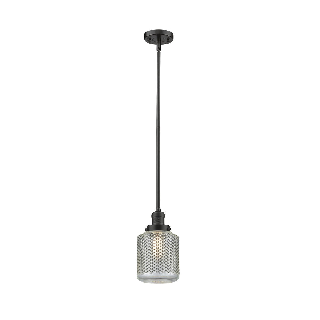 Innovations Franklin Restoration 201S-OB-G262-LED Pendant Light - Oil Rubbed Bronze