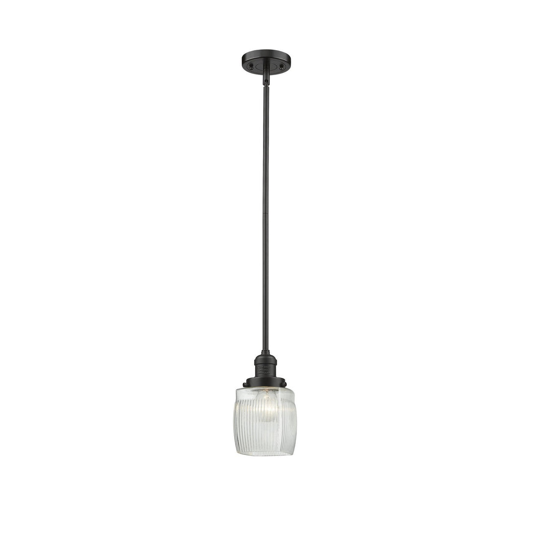 Innovations Franklin Restoration 201S-OB-G302-LED Pendant Light - Oil Rubbed Bronze