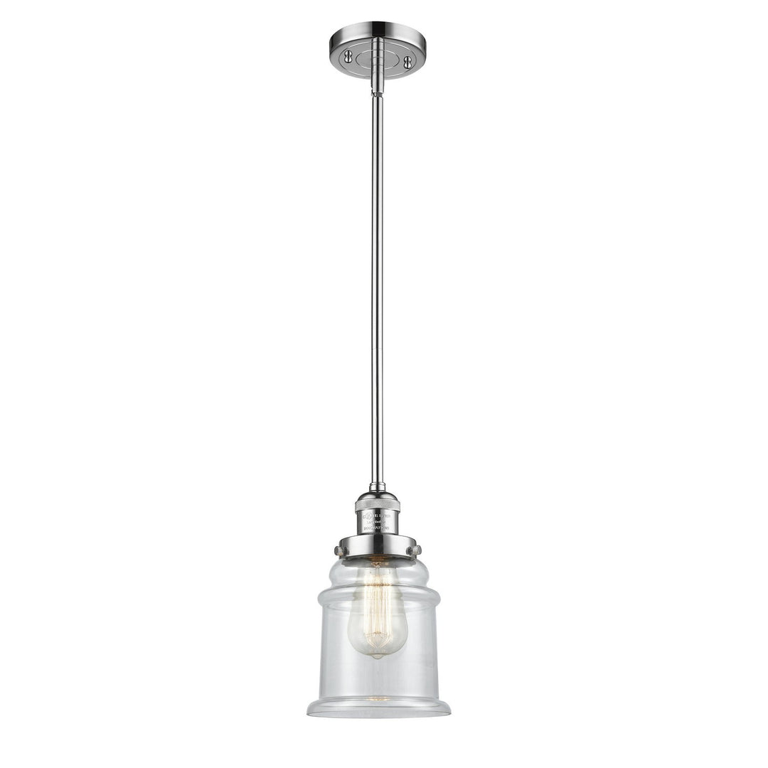 Innovations Franklin Restoration 201S-PC-G182 Pendant Light - Polished Chrome